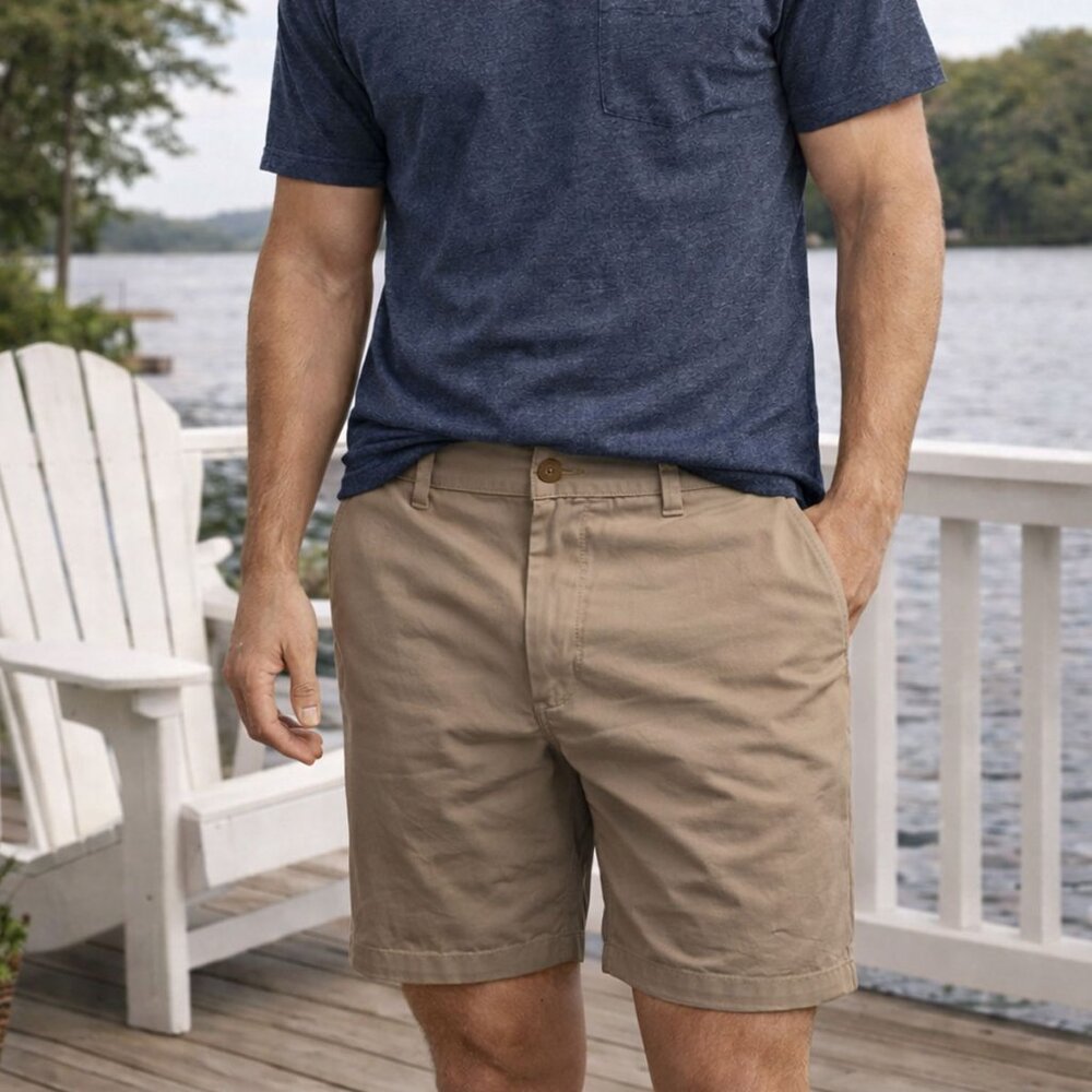 Vineyard Vines Men’s Khaki Breaker Shorts - Size 42